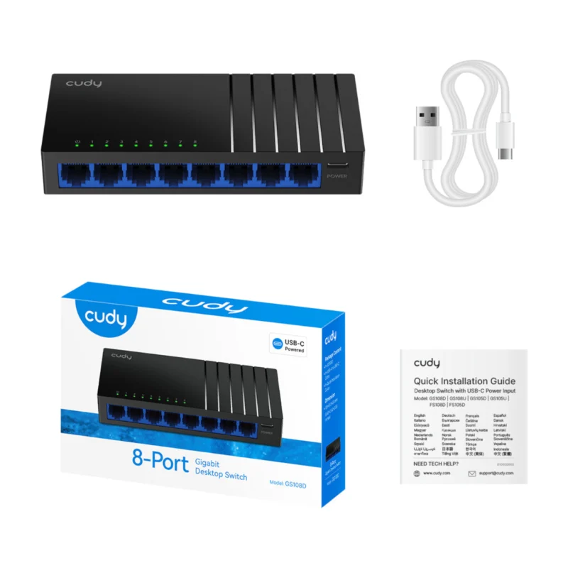 Cudy 8-Port Gigabit Desktop Switch