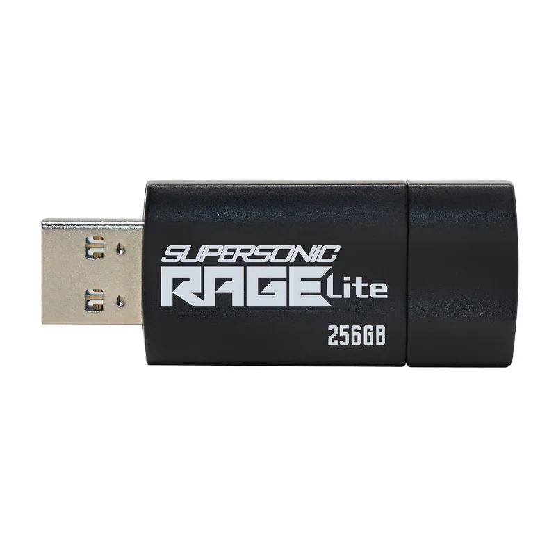 Patriot Rage Lite 256GB USB3.2 Flash Drive - Black
