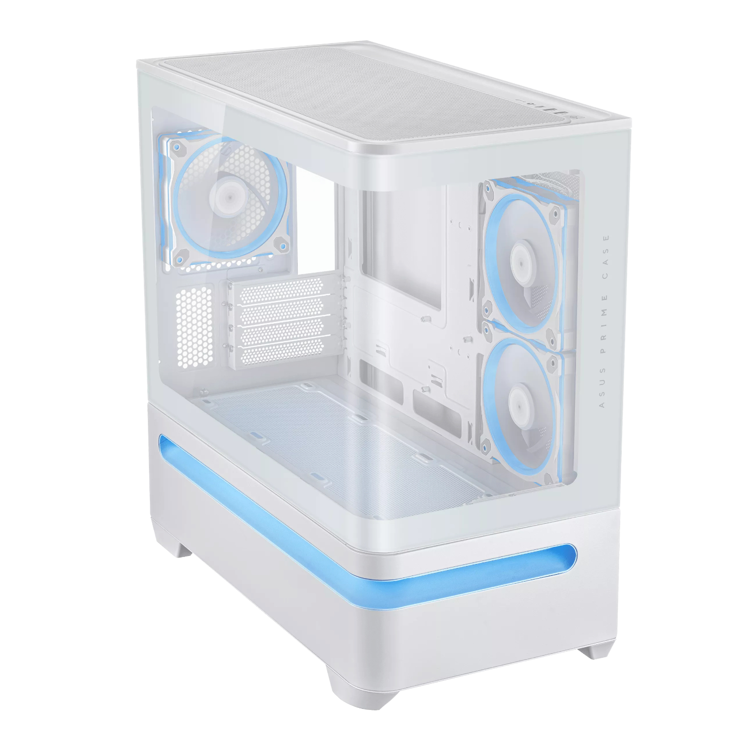 ASUS Prime AP202 ARGB Micro-ATX Gaming Chassis - White - Image 5