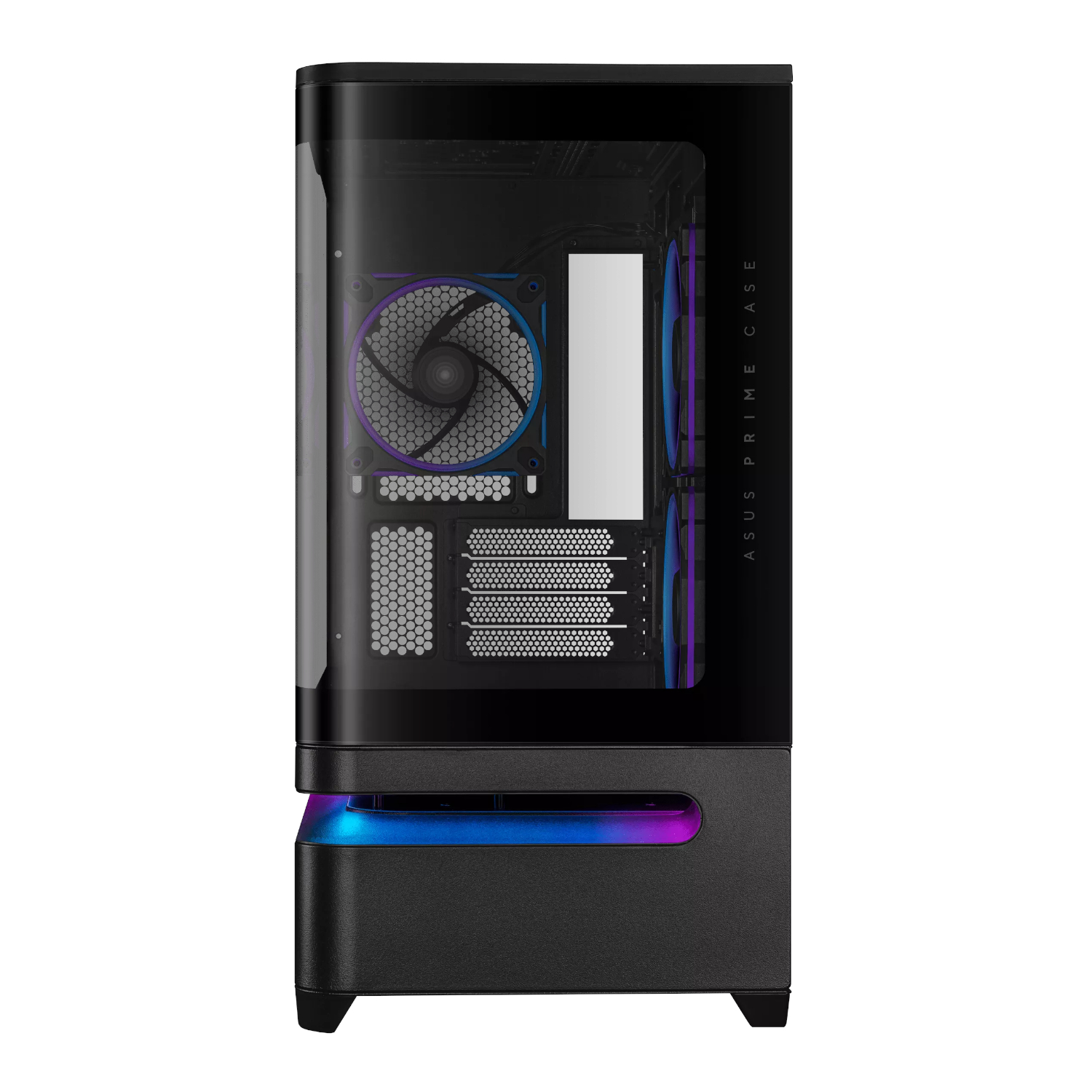 ASUS Prime AP202 ARGB Micro-ATX Gaming Chassis - Black - Image 2