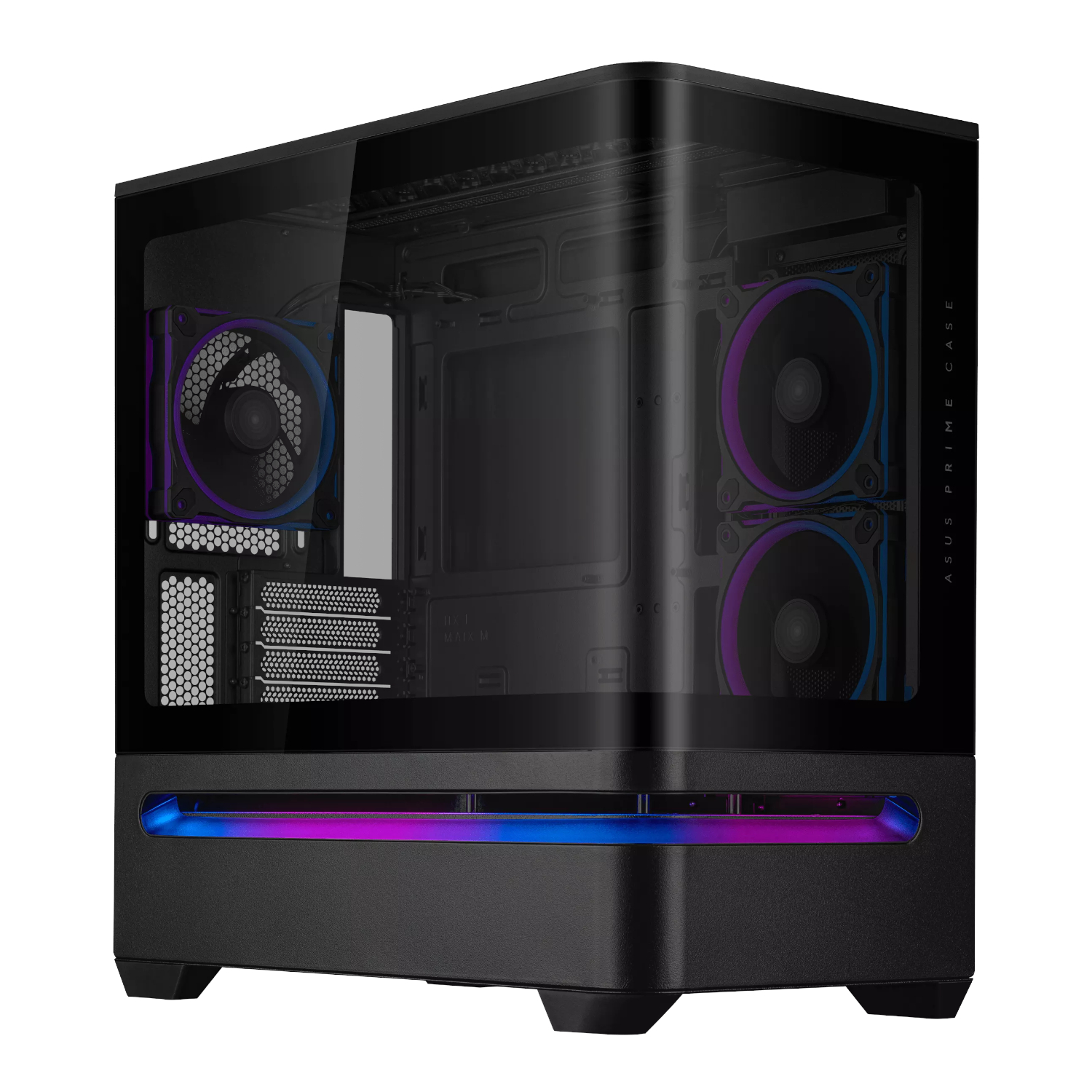 ASUS Prime AP202 ARGB Micro-ATX Gaming Chassis - Black - Image 6
