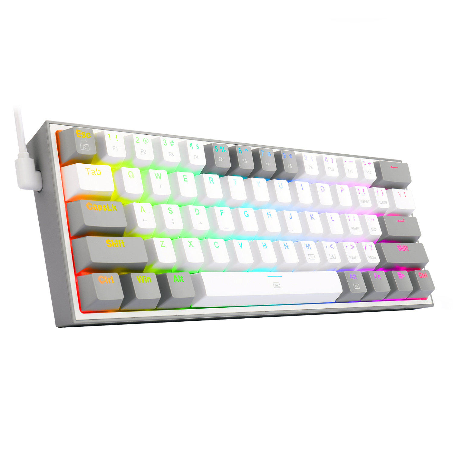 Redragon K617 FIZZ 60% Wired RGB Gaming Keyboard - Image 3