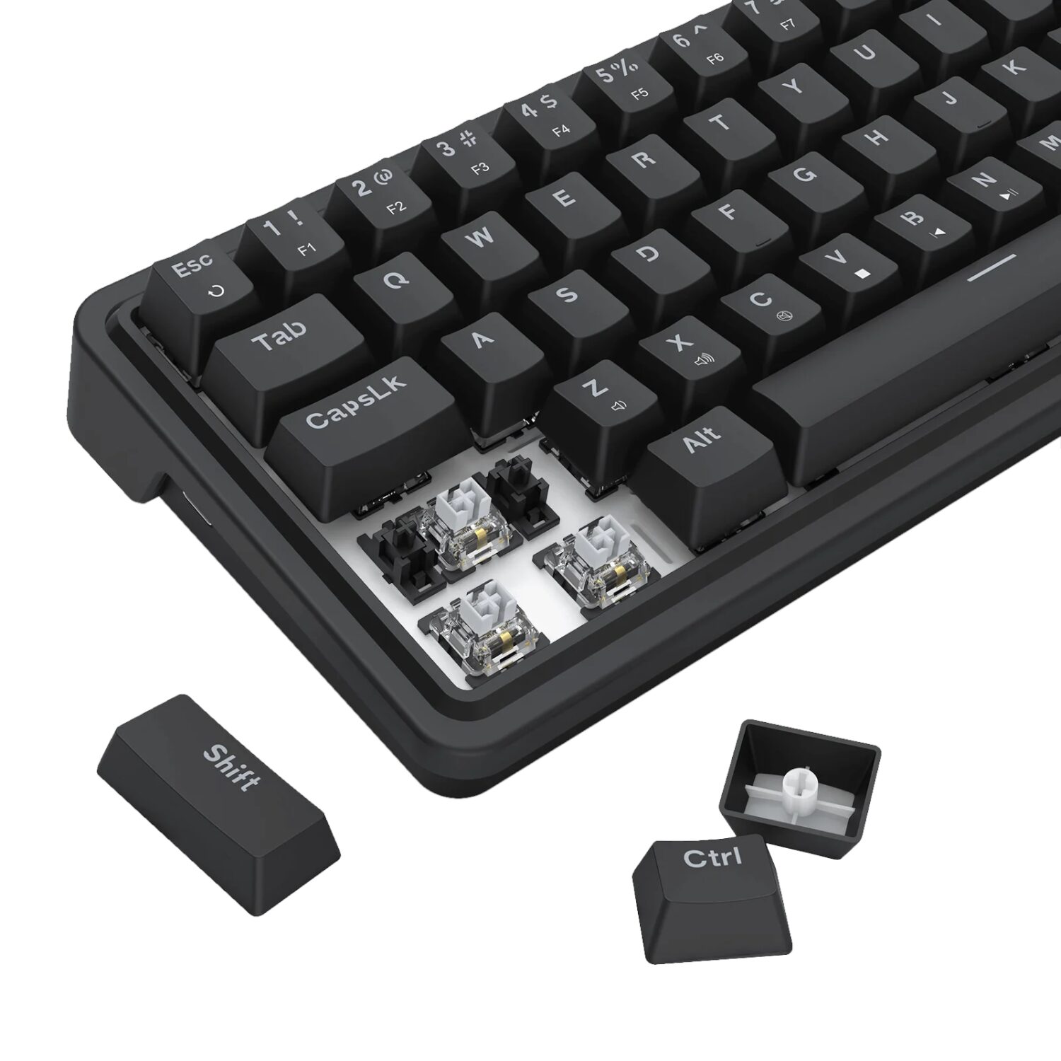 Redragon NOVA K709 65% Wired Gasket RGB Gaming Keyboard - Black - Image 4